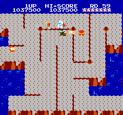ディグダグ2のプレイ日記5：レトロゲーム(ファミコン)_挿絵49