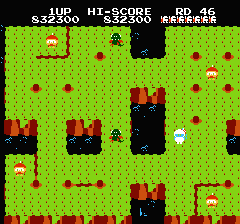 ディグダグ2のプレイ日記4:レトロゲーム(ファミコン)_挿絵60