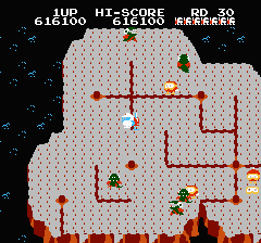 ディグダグ2のプレイ日記3：レトロゲーム(ファミコン)_挿絵53