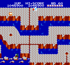ディグダグ2のプレイ日記5：レトロゲーム(ファミコン)_挿絵57
