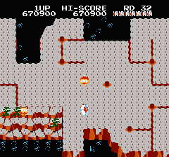 ディグダグ2のプレイ日記3：レトロゲーム(ファミコン)_挿絵66
