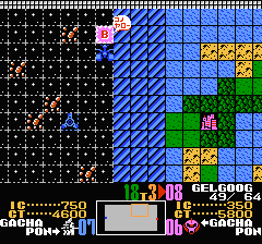 SDガンダムワールド ガチャポン戦士 スクランブルウォーズのプレイ日記4:レトロゲーム(ファミコン・ディスクシステム)_挿絵4