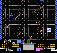 SDガンダムワールド ガチャポン戦士 スクランブルウォーズのプレイ日記3:レトロゲーム(ファミコン・ディスクシステム)_挿絵2